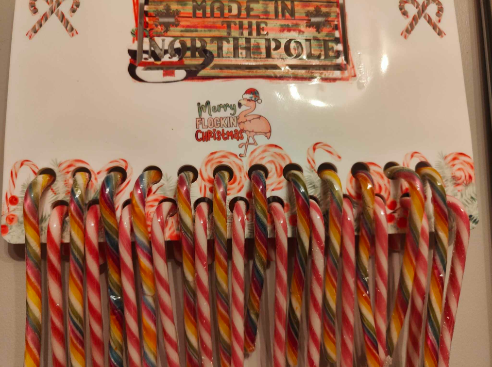 Candy Cane Advent calendar