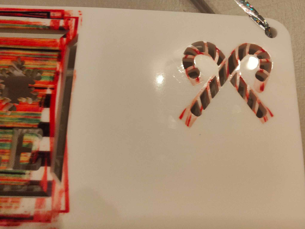 Candy Cane Advent calendar