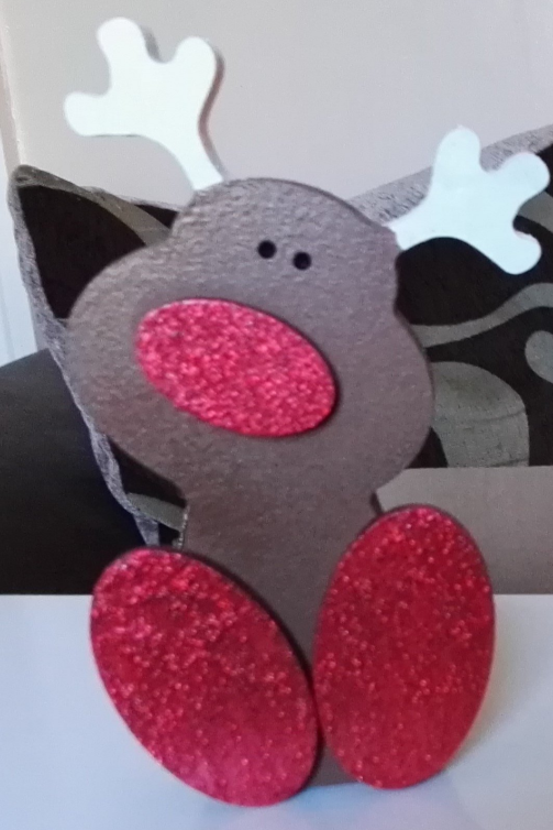 Large wooden reindeer