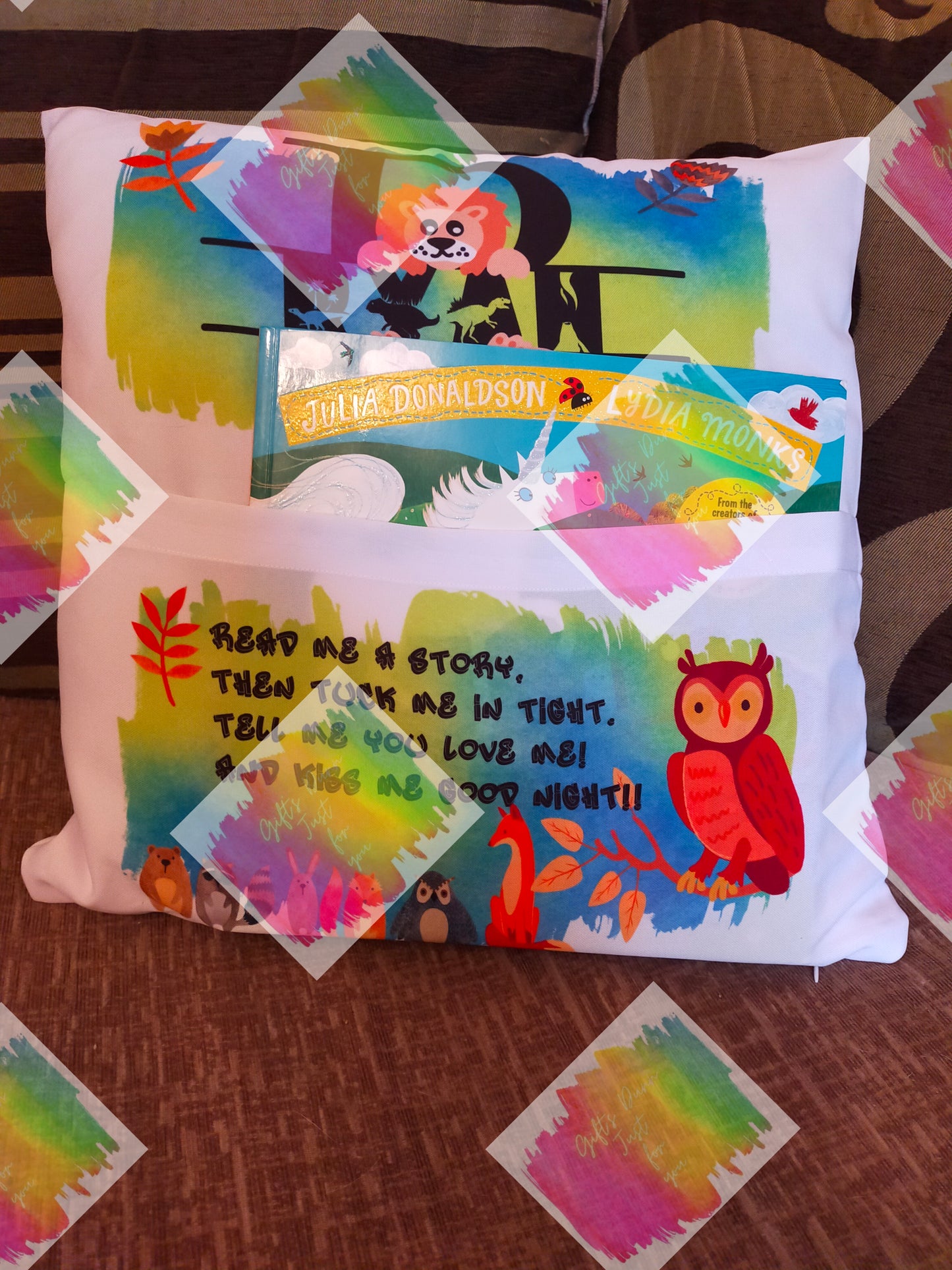 Book cushion with Lion-cover only