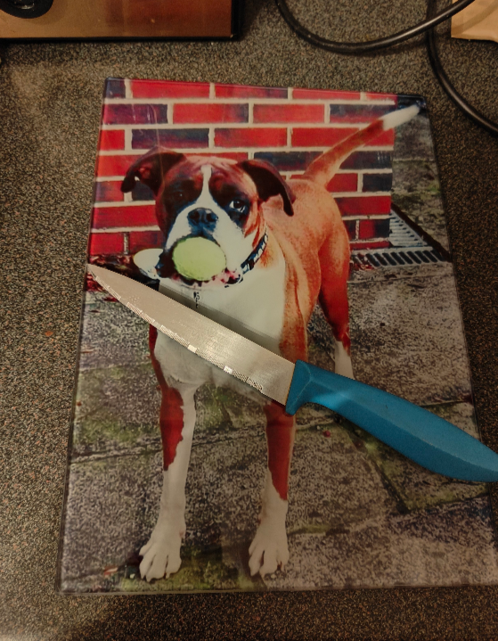 personalised chopping board