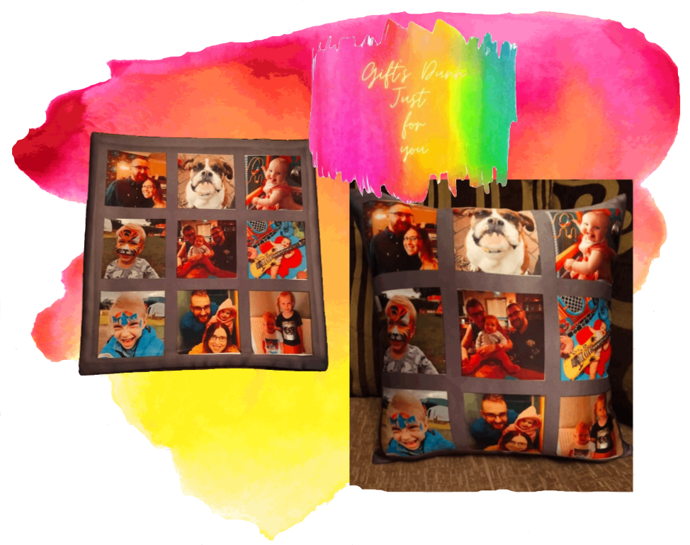9 photo panel cushion cover