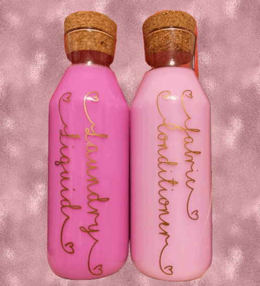 Fabric conditioner and Laundry liquid bottles