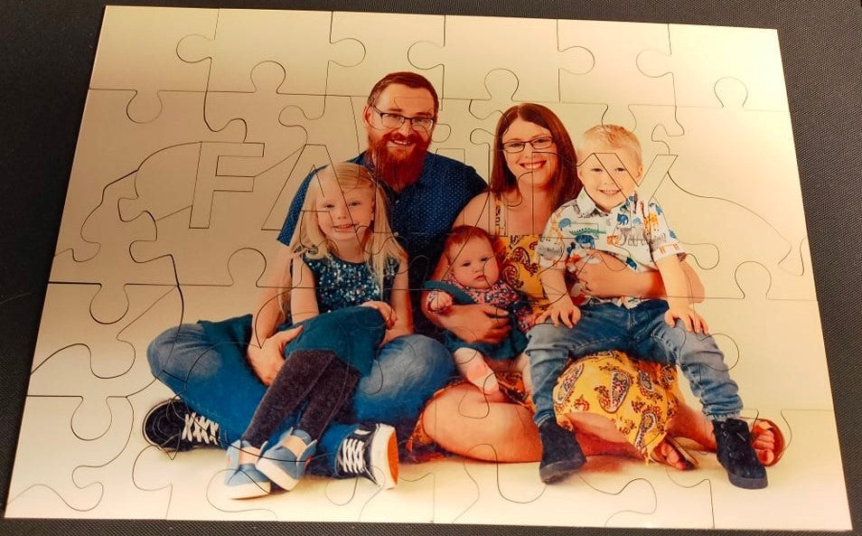 Family photo jigsaw puzzle