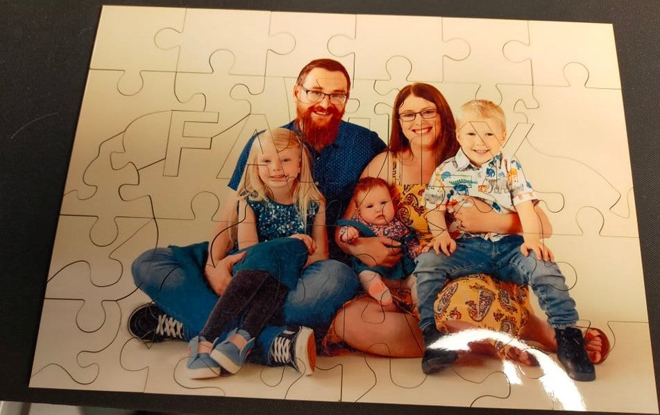 Family photo jigsaw puzzle